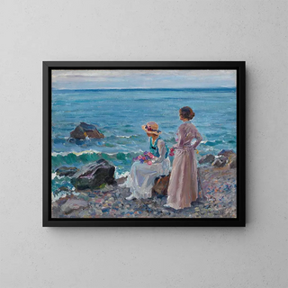 Sergei Arsenevich Vinogradov - Women by the Sea.webp