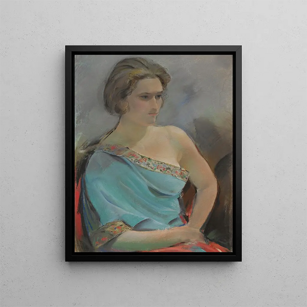 Sergey Chekhonin - Portrait of the artists wife.webp