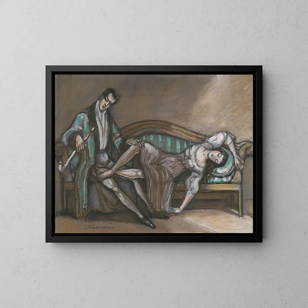 Amanti - Sergey Yurievich Sudeikin — quadro incorniciato alla parete