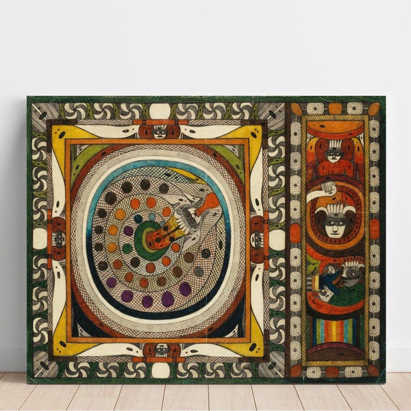 Serpent-filet, de la forêt de Wili 1921 - Adolf Wölfli | Reproduction Tableau Décoration murale affiche copie