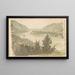 Vista del fiume Nord dall'angolo nord-ovest del Fort Clinton, West Point - Seth Eastman — quadro incorniciato alla parete