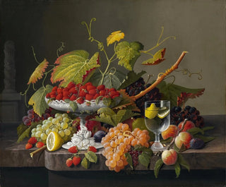 Un'abbondanza di frutta - Severin Roesen — vista dell’opera