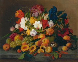 Frutta e fiori - Severin Roesen — vista dell’opera