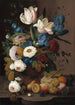 Nature morte Fleurs et Fruits - Severin Roesen — quadro incorniciato alla parete