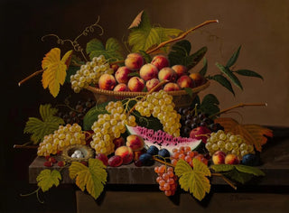 Severin Roesen - Still Life with a Basket of Fruit.webp