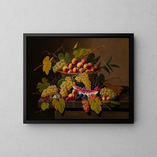 Severin Roesen - Still Life with a Basket of Fruit.webp