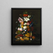 Bouquet vittoriano - Severin Roesen — quadro incorniciato alla parete
