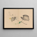 Zeshin iboku tairyukyo gafu Pl04 - Shibata Zeshin — quadro incorniciato alla parete