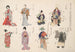 Un'illustrazione dell'evoluzione storica dell'abbigliamento 2 - Shigeo Inoue — vista dell’opera