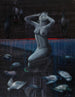 Donna nuda con colombe - Shigeru Yamada — vista dell’opera