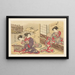 Capolavori selezionati della scuola Ukiyo-e Pl05 - Shinichi Tajima — quadro incorniciato alla parete