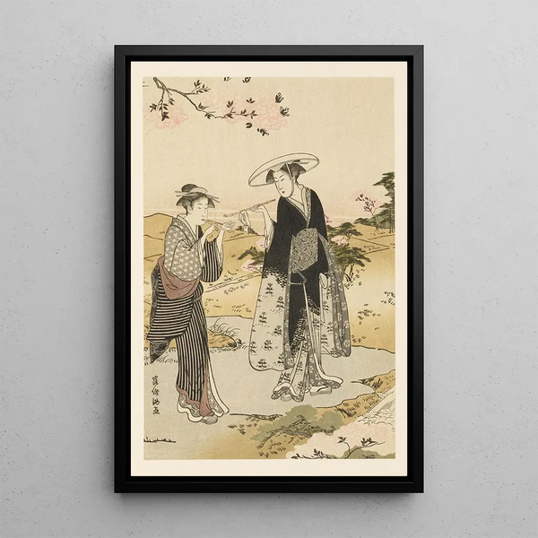 Capolavori selezionati della Scuola Ukiyo-e Pl12 - Shinichi Tajima — quadro incorniciato alla parete