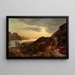 Tramonto sul estuario - Sidney Richard Percy — quadro incorniciato alla parete