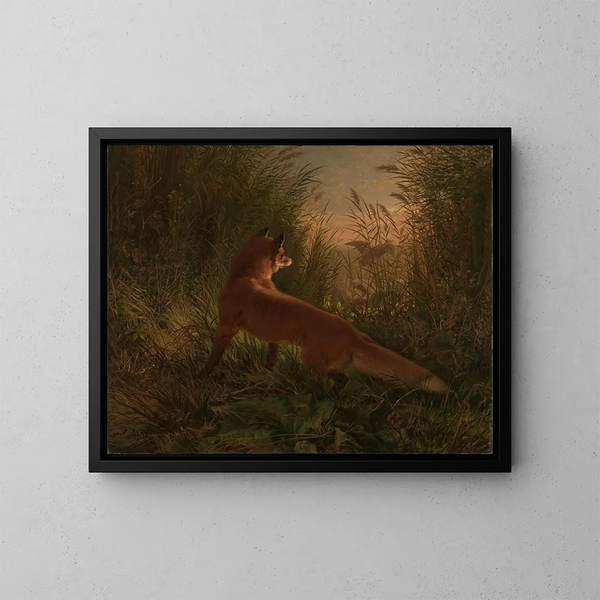 Un renard - Siegwald Dahl — quadro incorniciato alla parete