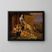 Gli animali ricevono sale - Siegwald Dahl — quadro incorniciato alla parete