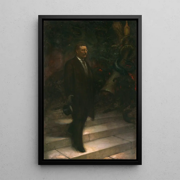 Theodore Roosevelt - Sigismund de Ivanowski — quadro incorniciato alla parete