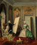 Il pittore che dipinge il suo modello - Sigmund Sokolowski — vista dell’opera