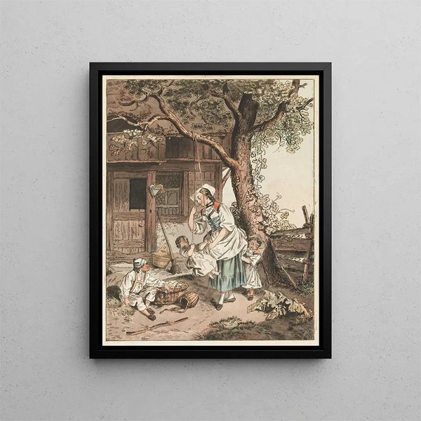 La balanceuse - Sigmund Freudenberger — quadro incorniciato alla parete