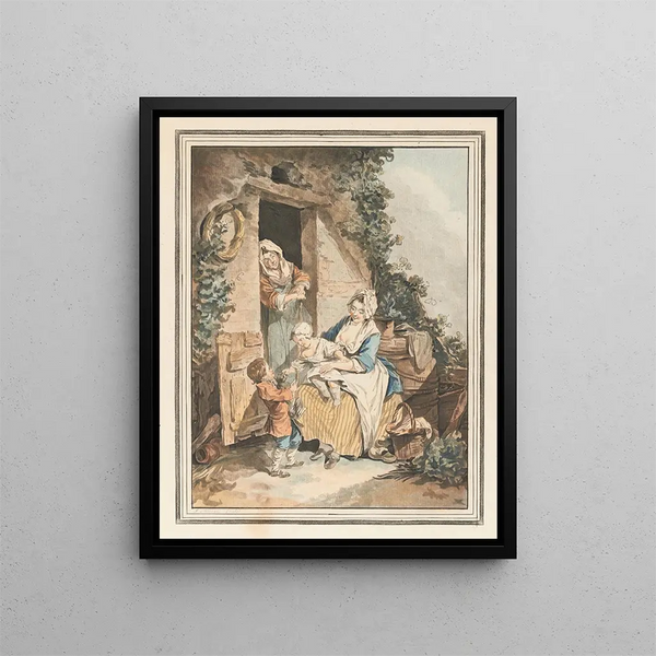 La fiducia infantile - Sigmund Freudenberger — quadro incorniciato alla parete