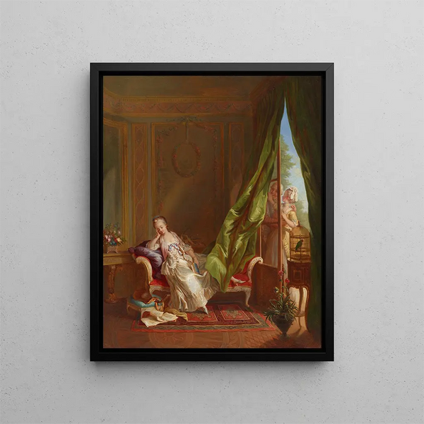 Le Boudoir - Sigmund Freudenberger — quadro incorniciato alla parete