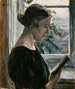Donna di profilo - Signe Scheel — vista dell’opera