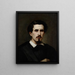 Ritratto di un artista - Silvestro Lega — quadro incorniciato alla parete