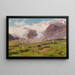 Vista di Saas Fee - Silvio Poma — quadro incorniciato alla parete