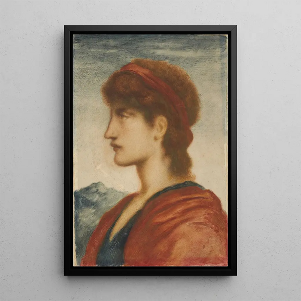 Tête - Simeon Solomon — quadro incorniciato alla parete