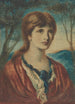 Portrait d'une jeune femme - Simeon Solomon — vista dell’opera