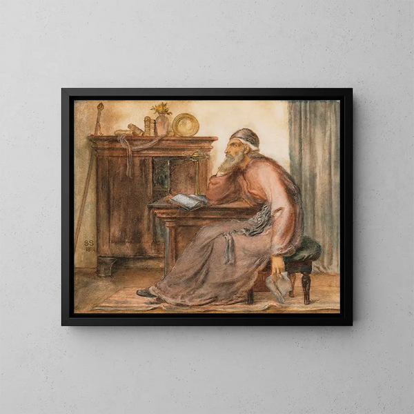 Le Voyant - Simeon Solomon — quadro incorniciato alla parete