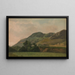 Paesaggio montano a Tivoli - Simon Denis — quadro incorniciato alla parete