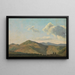 Paesaggio montano a Vicovaro - Simon Denis — quadro incorniciato alla parete