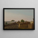 Vista sulla collina del Quirinale a Roma - Simon Denis — quadro incorniciato alla parete
