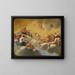 L'Assemblea degli dèi - Simon Vouet — quadro incorniciato alla parete