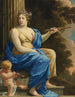 Euterpe, la musa della musica e della poesia lirica - Simon Vouet — vista dell’opera