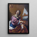 Sainte Cécile - Simon Vouet — quadro incorniciato alla parete