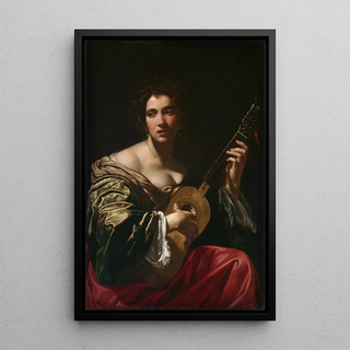 Simon Vouet - Woman Playing a Guitar.webp
