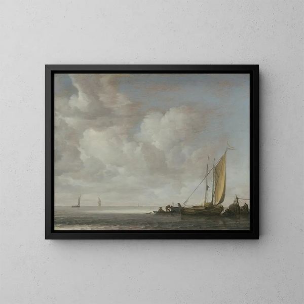 Mer calma - Simon de Vlieger — quadro incorniciato alla parete