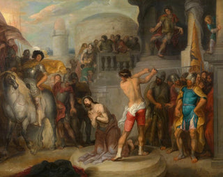 La decapitazione di san Paolo - Simon de Vos — vista dell’opera
