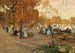 Scène di mercato davanti alla cittadella al Cairo - Sir Alfred East — vista dell’opera