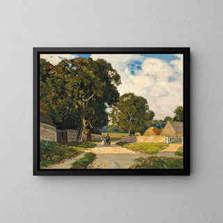 Sir Alfred East - On The Tewkesbury Road.webp