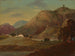 Un accampamento ai margini di un fiume al tramonto - Sir Charles D'Oyly — vista dell’opera