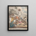 Giocolieri indiani - Sir Charles D'Oyly — quadro incorniciato alla parete