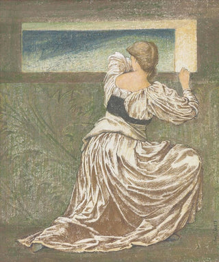 Sir Edward Coley BurneJones - Dorigen de Bretaigne awaiting the return of her husband.webp