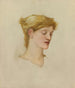 Tête de femme - Sir Edward Coley Burne-Jones — vista dell’opera