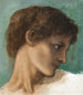 Tête d'un jeune homme - Sir Edward Coley Burne-Jones — vista dell’opera