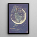 Luna - Sir Edward Coley Burne-Jones — quadro incorniciato alla parete