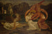 Psyché che riceve la scatola di Proserpina - Sir Edward Coley Burne-Jones — vista dell’opera