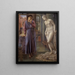 Pygmalion e l’immagine, La mano si astiene - Sir Edward Coley Burne - Jones — quadro incorniciato alla parete