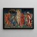 L'Adorazione dei Magi - Sir Edward Coley Burne-Jones — quadro incorniciato alla parete